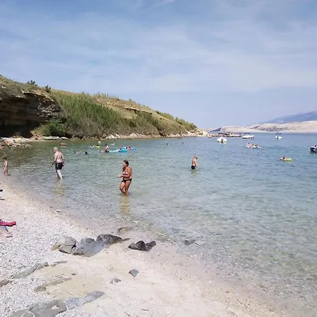 In Pag With Sea View, Terrace, Air Conditioning, Wifi باغ