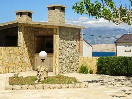 In Pag With Sea View, Terrace, Air Conditioning, Wifi باغ