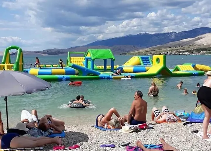 In Pag With Sea View, Terrace, Air Conditioning, Wifi Appartamento