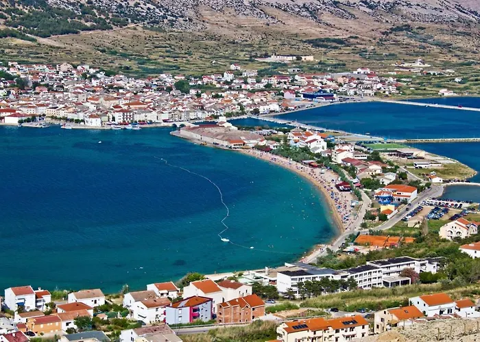 In Pag With Sea View, Terrace, Air Conditioning, Wifi Appartamento *