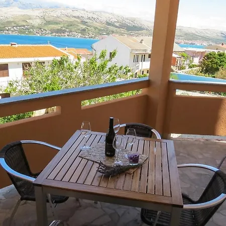 Apartment In Pag With Sea View, Terrace, Air Conditioning, Wifi Pag Town