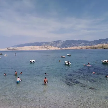 In Pag With Sea View, Terrace, Air Conditioning, Wifi Apartmán *