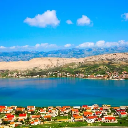 In Pag With Sea View, Terrace, Air Conditioning, Wifi *