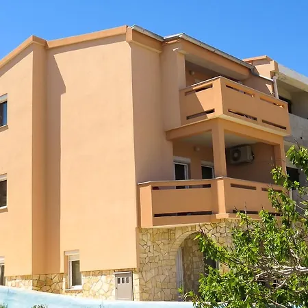 In Pag With Sea View, Terrace, Air Conditioning, Wifi Apartment