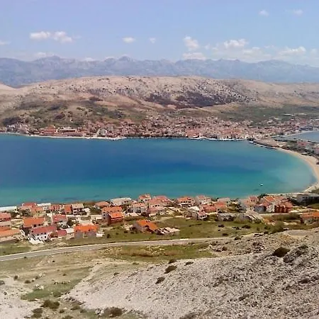 In Pag With Sea View, Terrace, Air Conditioning, Wifi Apartment Pag Town