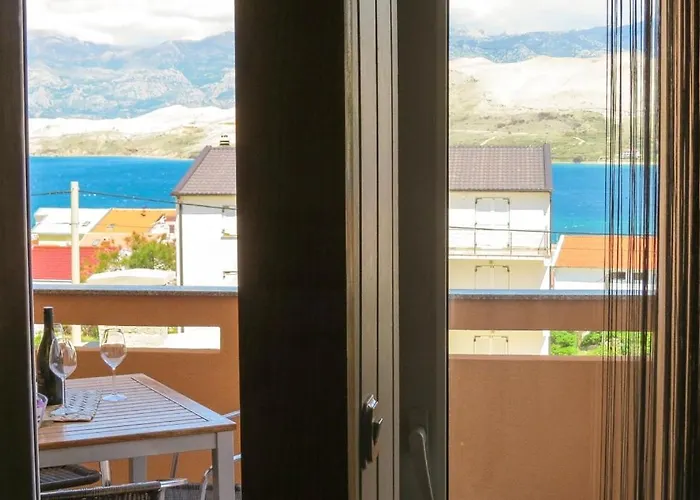 In Pag With Sea View, Terrace, Air Conditioning, Wifi * Pag Town