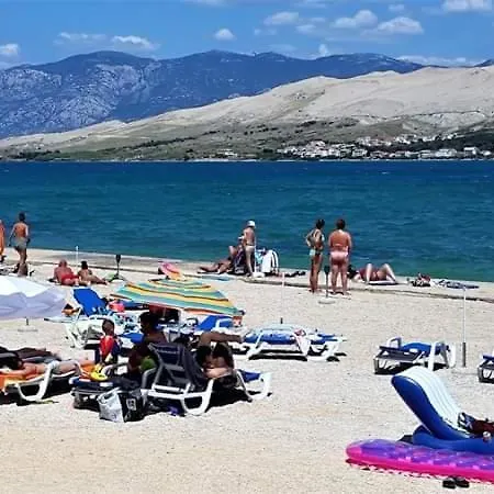 In Pag With Sea View, Terrace, Air Conditioning, Wifi Apartament *
